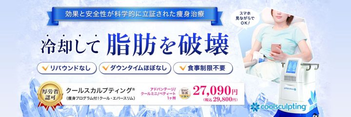 品川美容外科 札幌院 クールスカルプティング