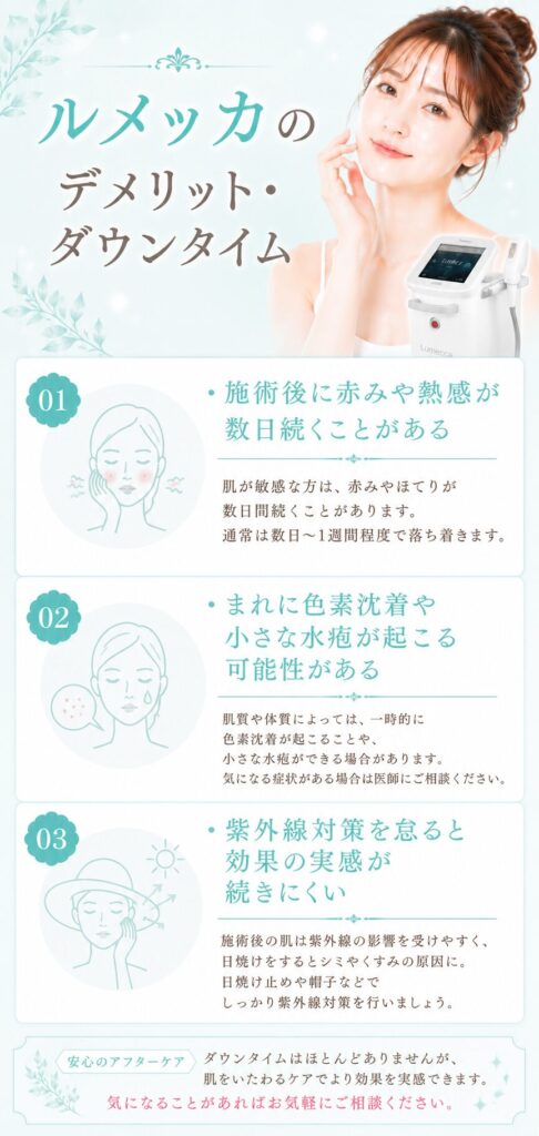 ルメッカ デメリット